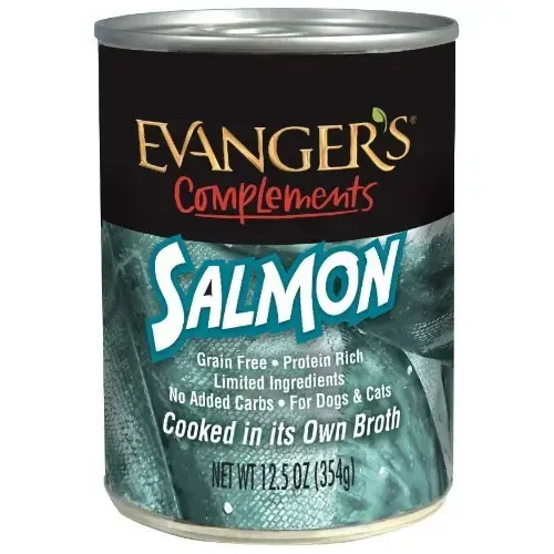 Complements Grain Free Salmon for Dogs & Cats - 12.5 oz Can - pack of 12