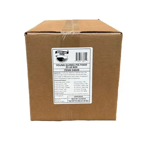 Young Guinea Pig Food 25lb Box Young Guinea Pig Food 25lb Box