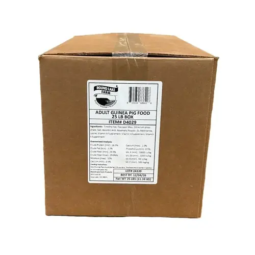 Adult Guinea Pig Food 25lb Box Adult Guinea Pig Food 25lb Box