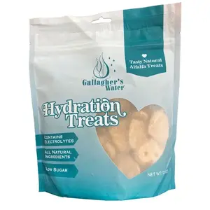 Equestribev, LLC 08621136 Gallagher's Water Hydration Treats - 12 oz Bag