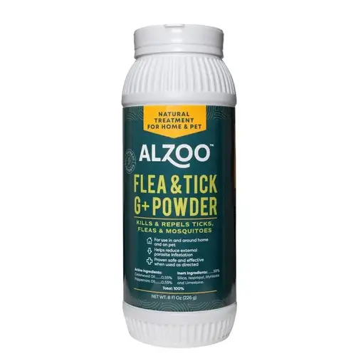 Plant-Based Flea & Tick G+ Powder for Environment - 8 fl oz Bottle Plant-Based Flea & Tick G+ Powder for Environment - 8 fl oz Bottle