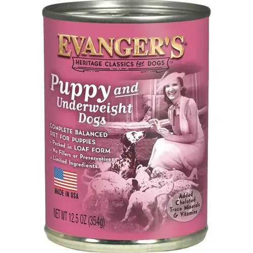 Heritage Classic Puppy Food, 12.5 oz Can