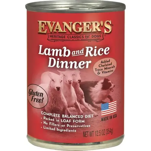 Heritage Classic Lamb & Rice Dinner, 12.5 oz Can - pack of 12 Heritage Classic Lamb & Rice Dinner, 12.5 oz Can - pack of 12