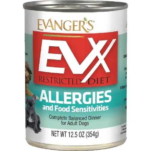 EVX Restricted Diet: Allergies & Food Sensitivities for Dogs - 12.5 oz - pack of 12 EVX Restricted Diet: Allergies & Food Sensitivities for Dogs - 12.5 oz - pack of 12