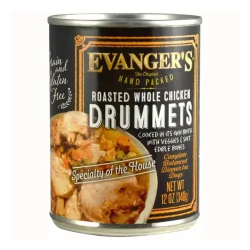 Hand Packed Roasted Chicken Drummet Dinner - 12.5 oz Can - pack of 12 Hand Packed Roasted Chicken Drummet Dinner - 12.5 oz Can - pack of 12