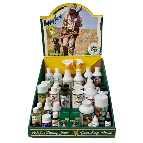 Happy Jack Quik Turn Shelf Display