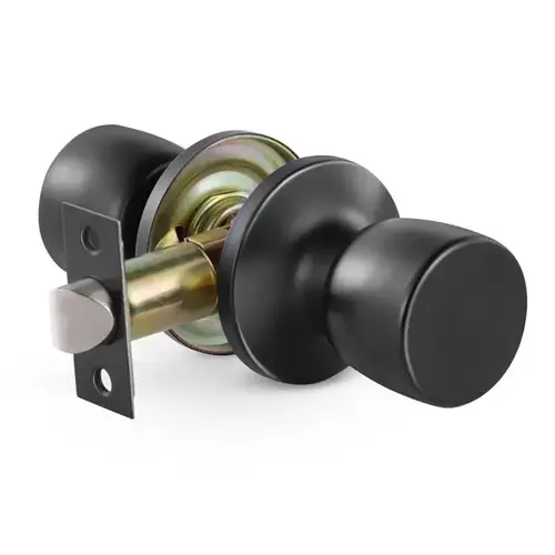 Passage Tulip Door Knob - Matte Black