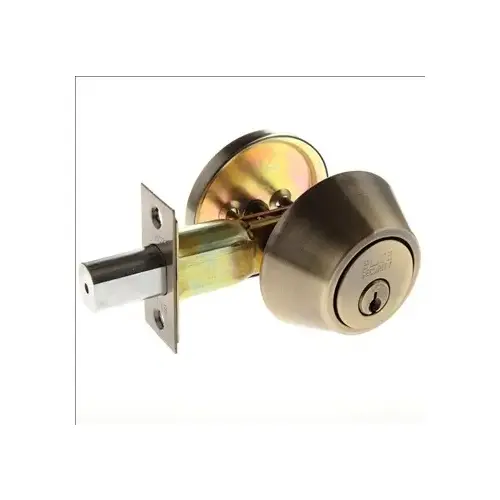 Elite Security Single Deadbolt Lock - Antique Brass Elite Security Single Deadbolt Lock - Antique Brass