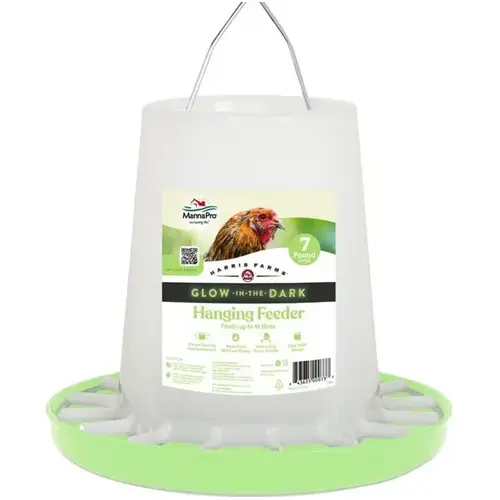 Glow-in-the-Dark Hanging Feeder 7 Lbs - Lime Green Glow-in-the-Dark Hanging Feeder 7 Lbs - Lime Green