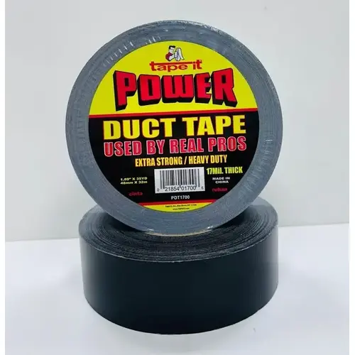 Power Duct Tape Heavy Duty - 2" x 35 Yds / Black Power Duct Tape Heavy Duty - 2" x 35 Yds / Black