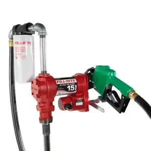 Fill-Rite FR1210HA1F Fill-Rite 12V DC 15 GPM Fuel Transfer Pump w/ Nozzle & Particulate Filter Kit