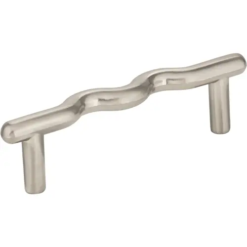 Verona 3-7/8 In. Satin Nickel Wavy Cabinet Pull Verona 3-7/8 In. Satin Nickel Wavy Cabinet Pull