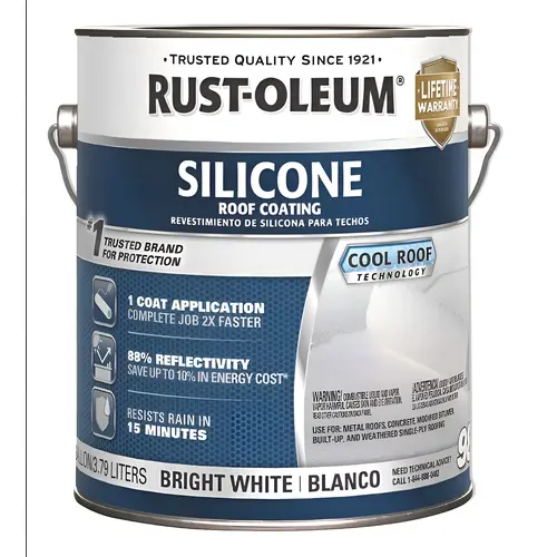985 Silicone 1 Gal. Roof Coating, White