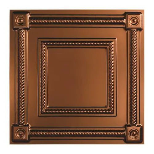 Fasade Coffer 2 ft. x 2 ft. Lay-In Ceiling Tile in Oil Rubbed Bronze (4 sq. ft.) Fasade Coffer 2 ft. x 2 ft. Lay-In Ceiling Tile in Oil Rubbed Bronze (4 sq. ft.)