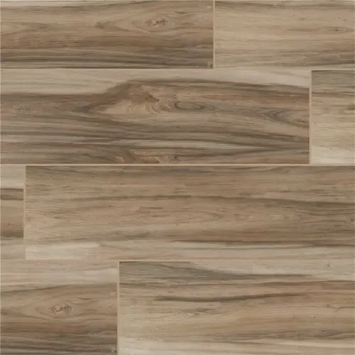 TrafficMaster Ansley Amber 8 in. x 24.5 in. Matte Ceramic Wood Look Floor and Wall Tile (12.15 sq. ft./Case) Brown TrafficMaster Ansley Amber 8 in. x 24.5 in. Matte Ceramic Wood Look Floor and Wall Tile (12.15 sq. ft./Case) Brown