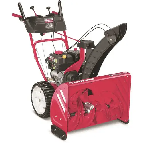 Troy-Bilt Storm 28 in. 243cc Two-Stage Electric Start Gas Snow Blower with Heated Grips and Airless Tires Troy-Bilt Storm 28 in. 243cc Two-Stage Electric Start Gas Snow Blower with Heated Grips and Airless Tires