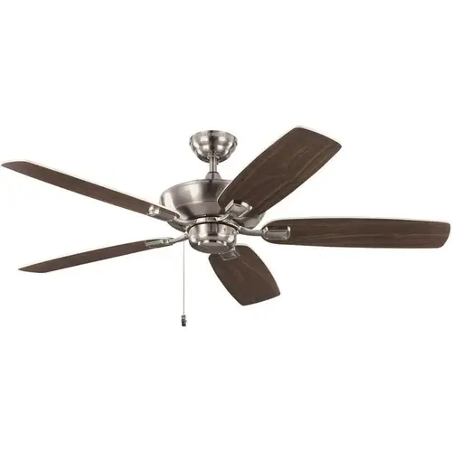 Generation Lighting 52" Colony Max Brushed Steel Ceiling Fan Generation Lighting 52" Colony Max Brushed Steel Ceiling Fan