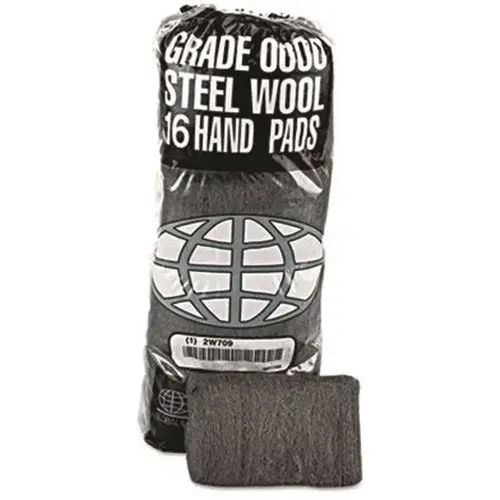 Gmt Industrial-Quality Steel Wool Hand Pad, #2 Medium Coarse, Carton Of 192