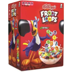KELLOGG'S GRR22000900 Kellogg'S Froot Loops Breakfast Cereal 43 Oz Bag Package Of 2