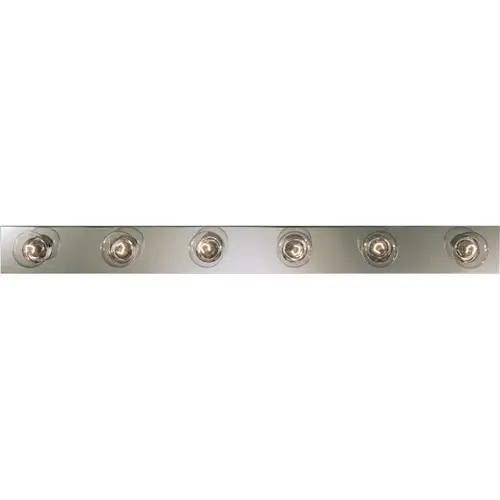 Progress Lighting Broadway Eight Light Bath Strip In Polished Chrome