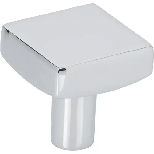 Dominique 1-1/8" Length Square Knob Polished Chrome Dominique 1-1/8" Length Square Knob Polished Chrome