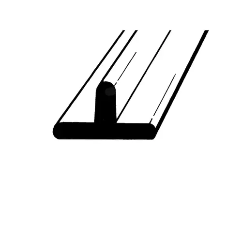 Side window seal. Dense rubber. No metal core. 1 in