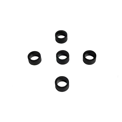 Flat Rubber Washers. 3/8" I.D., 1/2" O.D., 1/4" thick