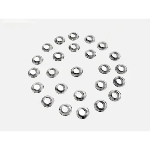 Trimming Washers. Nickel plated. 7/16" O.D. X 3/16" I.D