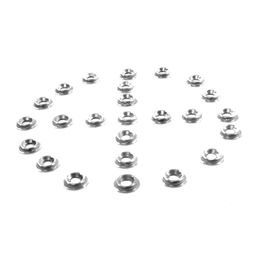 Trimming Washers. Nickel plated. 1/2" O.D. X 3/16" I.D