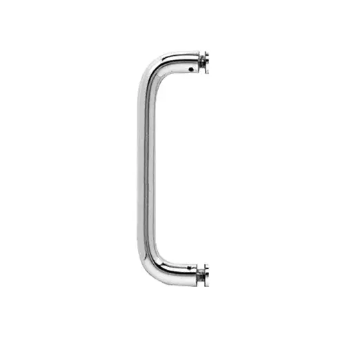 6 Inches Center To Center Standard Tubular Shower Door Handle Single Mount Brushed Pewter 6 Inches Center To Center Standard Tubular Shower Door Handle Single Mount Brushed Pewter