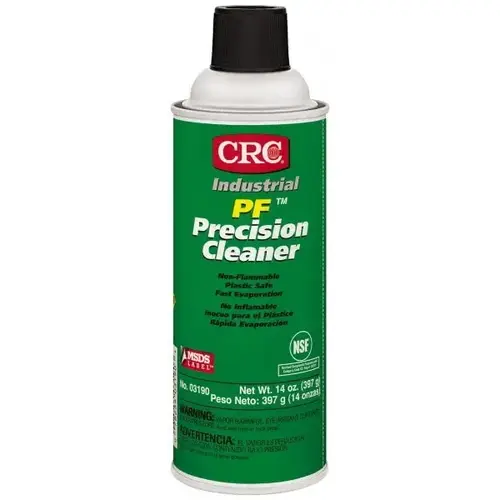 Industrial Contact Cleaner, 16 oz, Aerosol Can, Odorless Clear Industrial Contact Cleaner, 16 oz, Aerosol Can, Odorless Clear