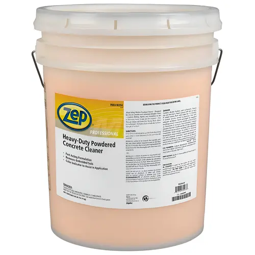 Heavy Duty Powdered Concrete Cleaner, 40 lb, Drum Orange Heavy Duty Powdered Concrete Cleaner, 40 lb, Drum Orange
