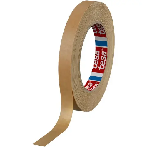 Fine Crepe Paper Masking Tape, 19mm W, 50m L Roll Beige - pack of 96