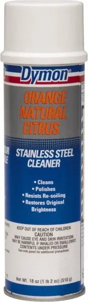 DYMON Stainless Steel Cleaner & Polish: 20 fl oz Aerosol Citrus Scent - pack of 12 34520 DYMON Stainless Steel Cleaner & Polish: 20 fl oz Aerosol Citrus Scent - pack of 12 34520