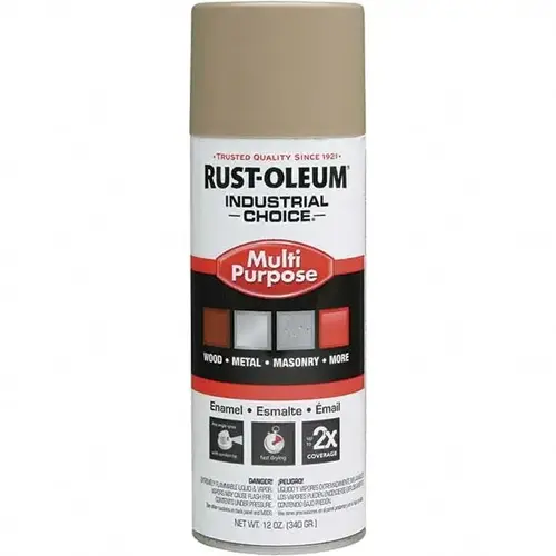 Industrial Choice 1600 System Enamel Aerosols, 12 oz, Beige, High-Gloss - pack of 6 Industrial Choice 1600 System Enamel Aerosols, 12 oz, Beige, High-Gloss - pack of 6