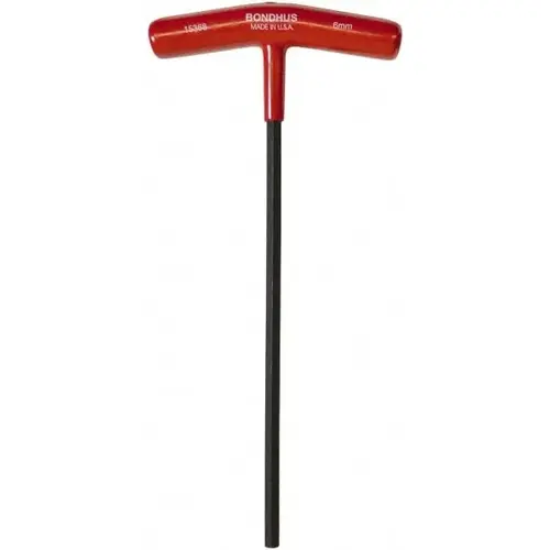 Hex Key: 6.00 mm Hex, Hex End, T-Handle Cushion Grip - pack of 2 Hex Key: 6.00 mm Hex, Hex End, T-Handle Cushion Grip - pack of 2