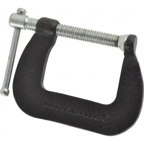 Super-Junior C-Clamps, Sliding Pin, 1 1/2 in Throat Depth