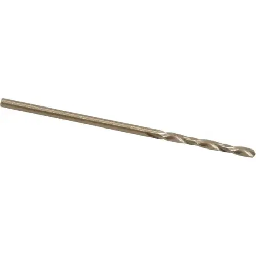 Screw Machine Length Drill Bit: Size #53, 135 deg Point, Cobalt Straw Screw Machine Length Drill Bit: Size #53, 135 deg Point, Cobalt Straw