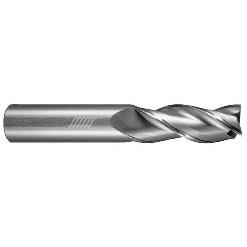 Square End Mill: 0.1250" Dia, 0.5000" LOC, 0.1250" Shank Dia, 2.5000" OAL, N/A Flutes, Solid Carbide Bright/Uncoated
