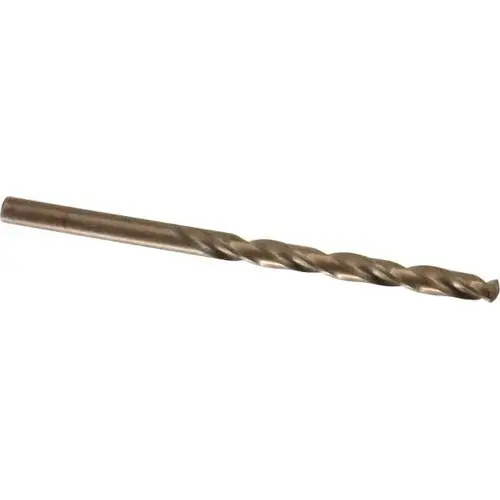 Jobber Length Drill Bit: 3/16" Dia, 135 degree, Cobalt Jobber Length Drill Bit: 3/16" Dia, 135 degree, Cobalt