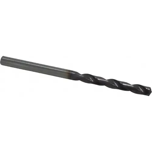 Jobber Length Drill Bit: 17/64" Dia, 140 degree, Solid Carbide