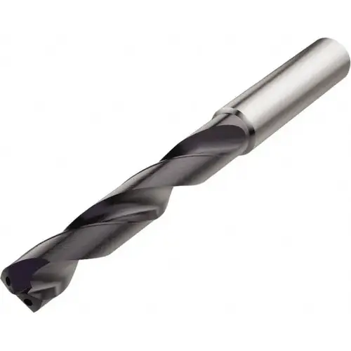 Jobber Length Drill Bit: 7/16" ( 0.4375") Dia, 140 deg Point, Solid Carbide TiAlN Jobber Length Drill Bit: 7/16" ( 0.4375") Dia, 140 deg Point, Solid Carbide TiAlN