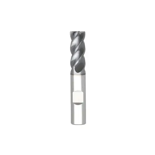 Corner Radius End Mill: 1" Dia, 2" LOC, 40 deg Helix, Corner Radius End, Centercutting Series STR440.2 AlTiN Corner Radius End Mill: 1" Dia, 2" LOC, 40 deg Helix, Corner Radius End, Centercutting Series STR440.2 AlTiN