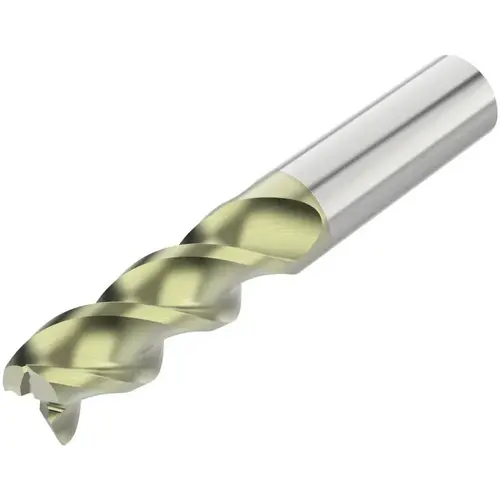 Square End Mill: 1/4" Dia, 3/4" LOC, 3 Flutes, Solid Carbide ANF Square End Mill: 1/4" Dia, 3/4" LOC, 3 Flutes, Solid Carbide ANF