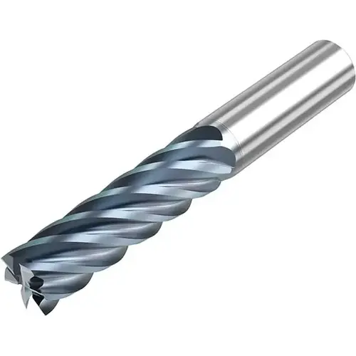 Roughing & Finishing End Mills; Mill Diameter (Fractional Inch): 3/4 ; Flute Type: Helical ; Number Of Flutes: 6 ; End Mill Material: Solid Carbide ; Length of Cut (Inch): 2-1/2 ; Coating/Finish: HTA Roughing & Finishing End Mills; Mill Diameter (Fractional Inch): 3/4 ; Flute Type: Helical ; Number Of Flutes: 6 ; End Mill Material: Solid Carbide ; Length of Cut (Inch): 2-1/2 ; Coating/Finish: HTA
