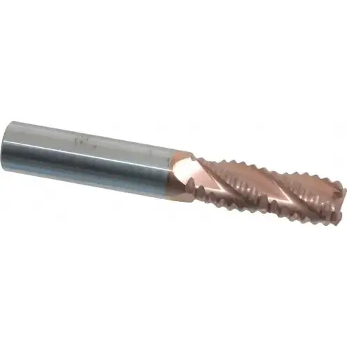 Corner Radius End Mill: 3/8" Dia, 7/8" LOC, 0.055 to 0.065" Radius, 4 Flutes, Solid Carbide Corner Radius End Mill: 3/8" Dia, 7/8" LOC, 0.055 to 0.065" Radius, 4 Flutes, Solid Carbide