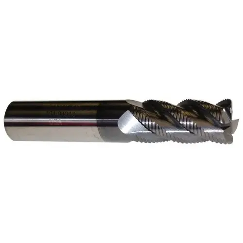 Corner Radius End Mill: 5/8" Dia, 1-1/4" LOC, 0.055 to 0.065" Radius, 4 Flutes, Solid Carbide Corner Radius End Mill: 5/8" Dia, 1-1/4" LOC, 0.055 to 0.065" Radius, 4 Flutes, Solid Carbide