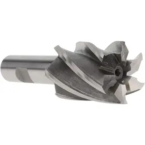 Value Collection 720-3133 Square End Mill: 1-7/16" Dia, 2" LOC, 6 Flutes, High Speed Steel Bright/Uncoated