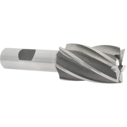 Square End Mill: 1-1/4" Dia, 2" LOC, 6 Flutes, High Speed Steel Bright/Uncoated Square End Mill: 1-1/4" Dia, 2" LOC, 6 Flutes, High Speed Steel Bright/Uncoated