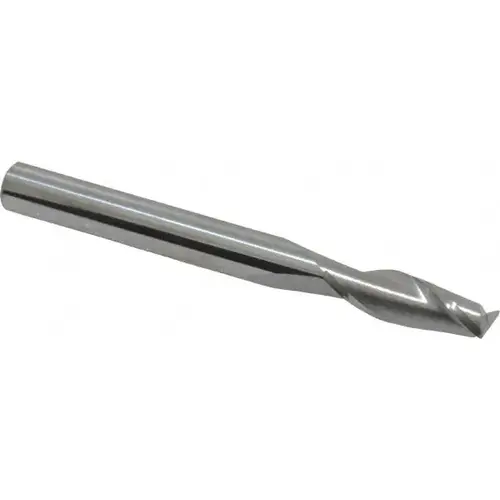 Corner Radius End Mill: 1/4" Dia, 3/4" LOC, 0.02" Radius, 2 Flutes, Solid Carbide Uncoated Corner Radius End Mill: 1/4" Dia, 3/4" LOC, 0.02" Radius, 2 Flutes, Solid Carbide Uncoated